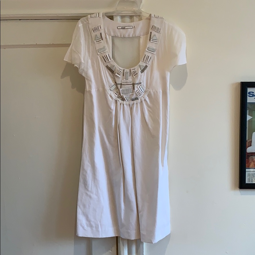 Worn Once! Mint Silk Linen Dress